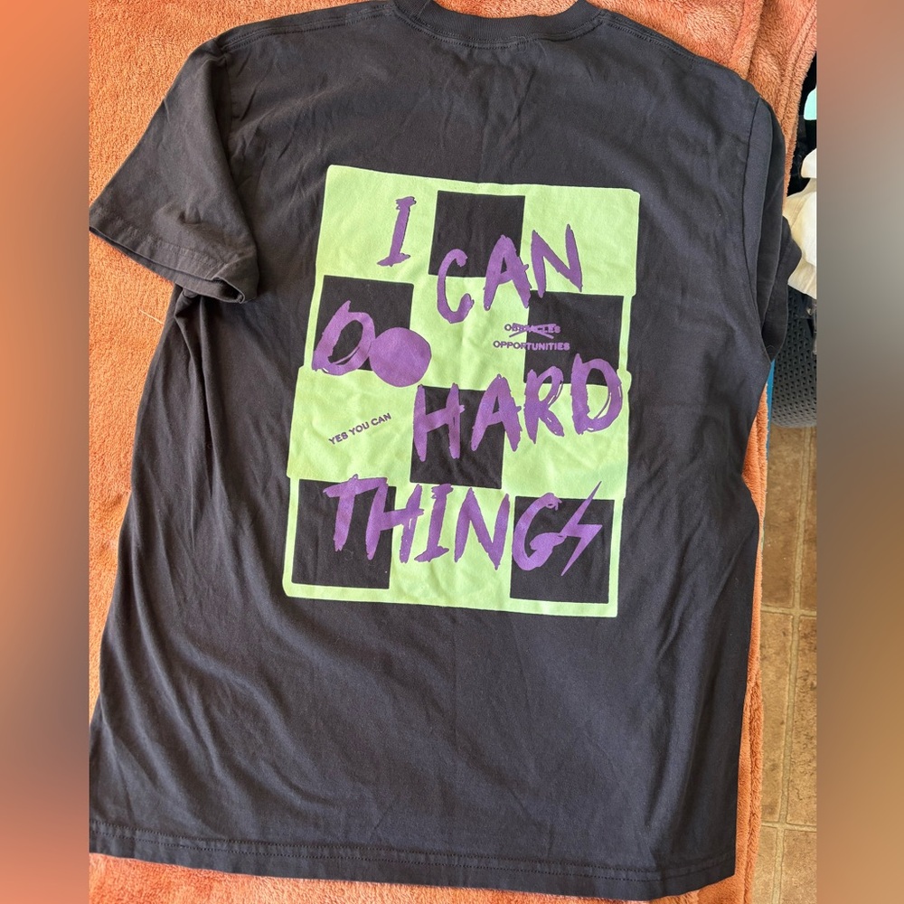 Black and Purple Graphic Tee